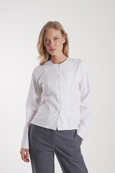 COLORDS Stitch Detail Shirt