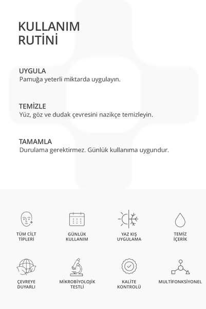 Lien Beaute Lamellar Micellar Makyaj Günlük Kalıntı Kir Arındırıcı Yatıştırıcı Tazeleyici Nemlendirici Aydınlatıcı Ton Eşitleyici Temizleme Suyu Niacinamide Allantoin Gliserin Panthenol