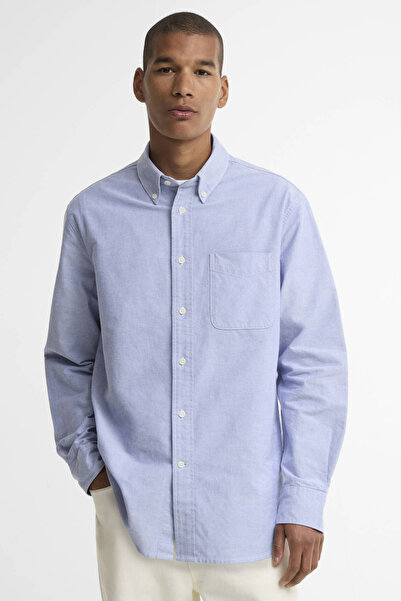 Barbour Authentic Oxford Gömlek BL33 Blue