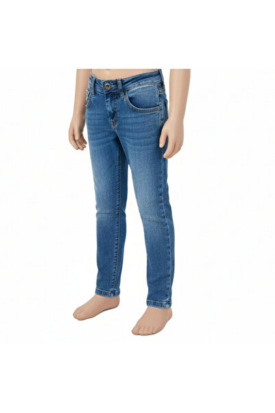 onymino Kids Boys Navy Blue Slim Fit Jeans – Adjustable Waist with Lycra