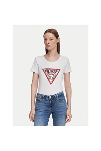 Guess Tricou de damă W6YI25K4344 Alb