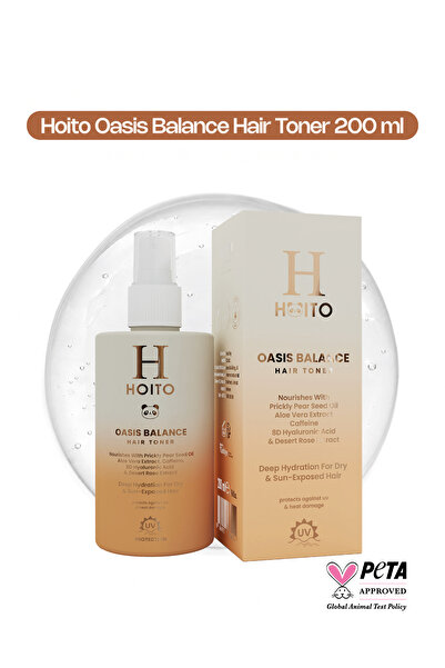 Hoito Oasis Balance Hair Toner – 8D Hyaluronik Asit, Kafein & Aloe Vera İçere...