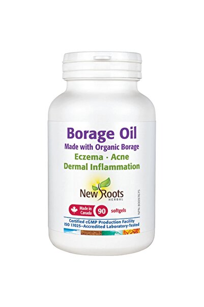 New Roots Canada Borage Oil pur 1000 mg, 60 capsule moi, New Roots Herbal