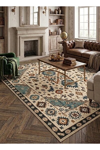 dekorug Doğal İplik Şönil Dokuma Pamuk Taban Halı Koridor Halısı Kilim – Antr...