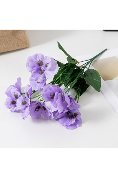 Choice1 1PCs Simulated Colorful Butterfly Flowers, Five Forked Small Handleba...
