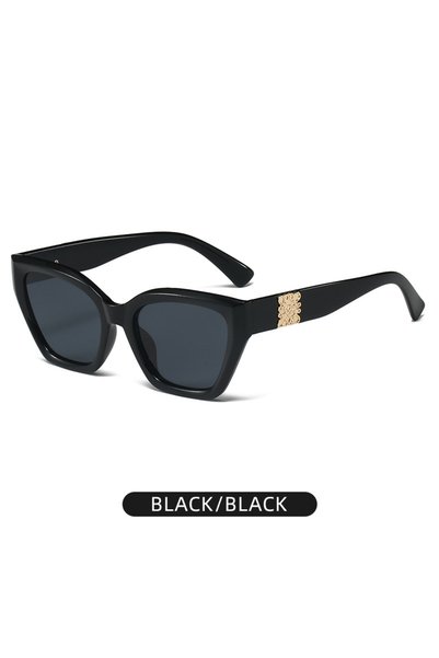Choice Black Sunglasses For Women 2025 New Retro Cat Eye Sunshade Sun Protect...