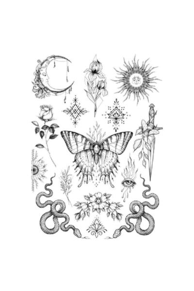 FlashTattoosRomania Tatuaj temporar, Tatuaje Flash România, Cântec de fluturi...