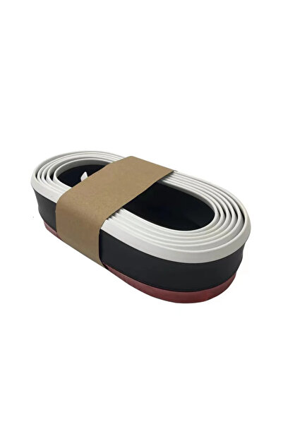 Choice B WHITE Universal Car Bumper Lip 2.5M Stickers Car Front Bumper Lip Ca...