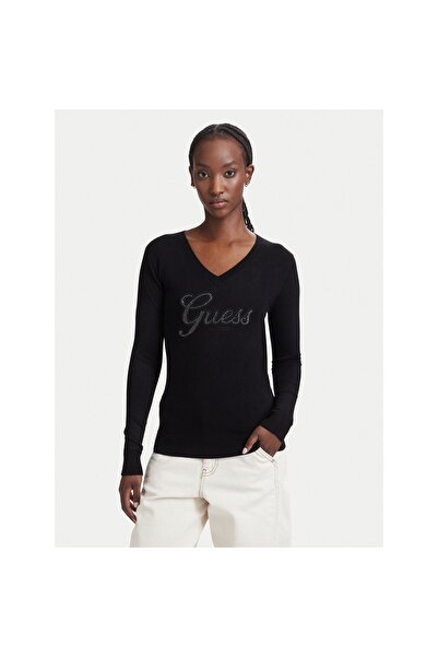 Guess Pulover de damă W6YR29Z0977 Negru