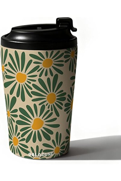 GENERAL Galadon Flip-Lid Travel Mug, Stainless Steel, 12.0 Oz., Light Green, ...