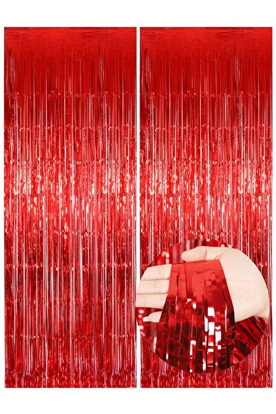 Choice Other 2pcs 2pcs-1*2m Metal Foil Fringed Curtains for Party Background ...
