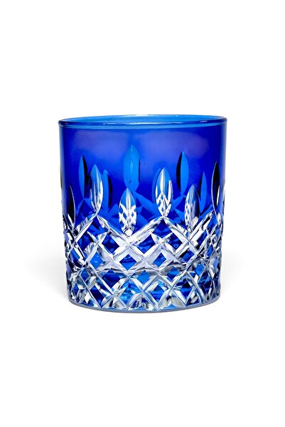 Kristal Market Handcrafted Sapphire Whiskey Cola Water Glass 300Cc
