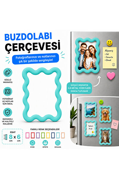 Razmo Dekoratif Buzdolabı Çerçevesi - Fotoğraf Çerçevesi