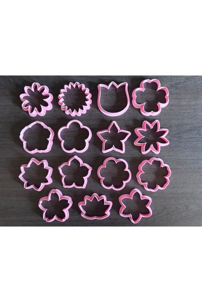 Craftelle مجموعة أدوات تقطيع السيراميك والعجين بتصميم خاص على شكل حديقة الزهو...