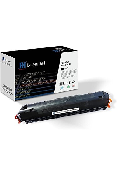 PH original خرطوشة حبر أسود متوافقة مع PH 12A و Q2612A C103 303 703 FX9 FX10 ...