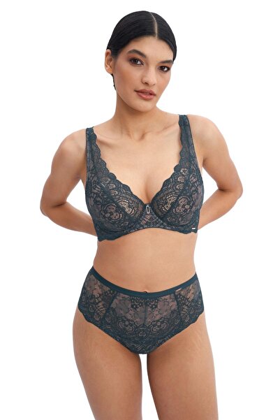 ALLES Braletă cu armătură Marea Lace, Verde elegant, 65F