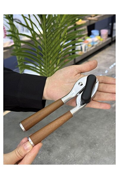 Doğudeko Luxury Wooden Handle Steel Can Opener