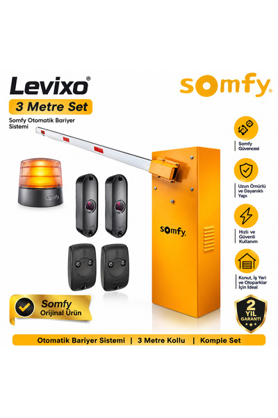 Somfy LEVIXO 30 230V RTS 4 Metre Kollu Bariyer