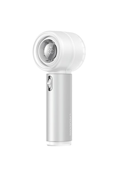 Usams Ventilator portabil LIFE LU03, 100 de viteze, 4000mAh, USB, 4.7W, Alb