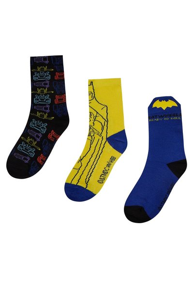 Batwheels Șosete lungi pentru băieți, galbene ACCCCS-SS25-237WBBW