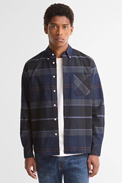 Barbour Mineral Tartan Dunoon Authentic Gömlek NY71 Midnight Loch