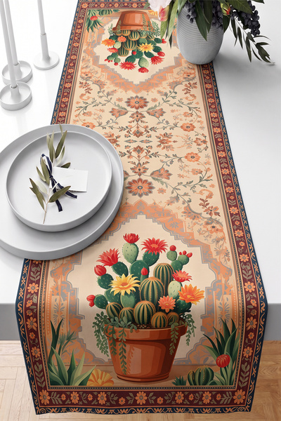 Realhomes 40X140Cm Digital Printed Runner Decorative Table Runner Inspired by...
