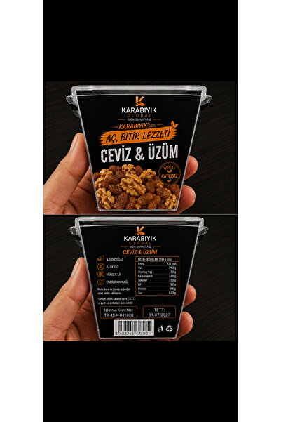 80 GR ÜZÜMLÜ CEVİZ ATIŞTIRMALIK