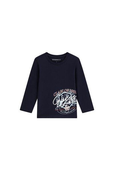 Guess Bluză băieți N6YI14K3802 Albastru închis