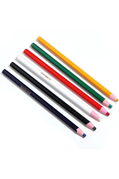Choice4 Mixed color 6pcs Multicolor Fabric Cloth Marker Pencils Cut-free Sewi...