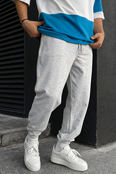EydaMoon Men's Winter Cotton-Lined Elastic Cuff Sweatpants