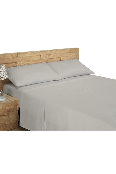 OEM Set de lenjerie de pat Gamusi, Albastru deschis, 180x200cm