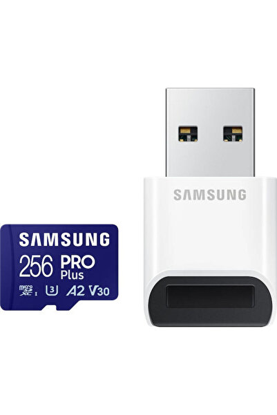 Samsung Pro Plus (2023) microSDXC 256GB Class 10 U3 V30 A2 UHS-I με αναγνώστη...