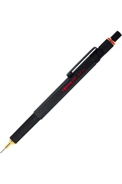 Rotring 800 Siyah Mekanik Kurşun Kalem 0.7 mm Metalik Gövde ile Hassas Çizim ...