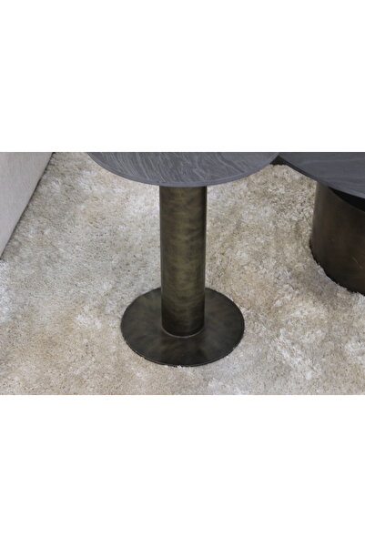GLAMOURE HOME طقم طاولات قهوة وضيافة بتصميم متداخل متدرج