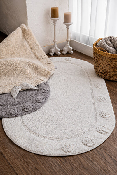 ZEBRACASA Janet %100 Pamuk 80x120 Banyo Paspası