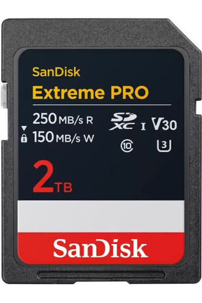 SanDisk Extreme Pro SDXC 2TB Κλάση 10 UHS-I 250MB/s