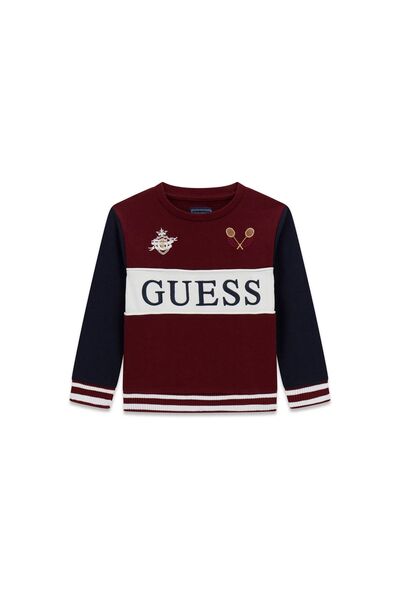 Guess Bluză băieți N6YQ08K4101 Bordeaux
