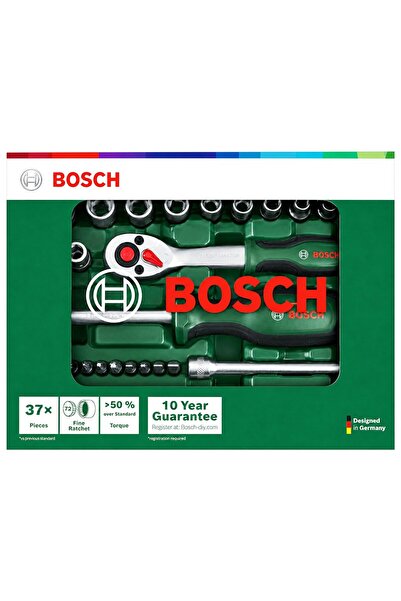 Bosch 1/4 Altı Köşe Lokma Takımı 37 Parça