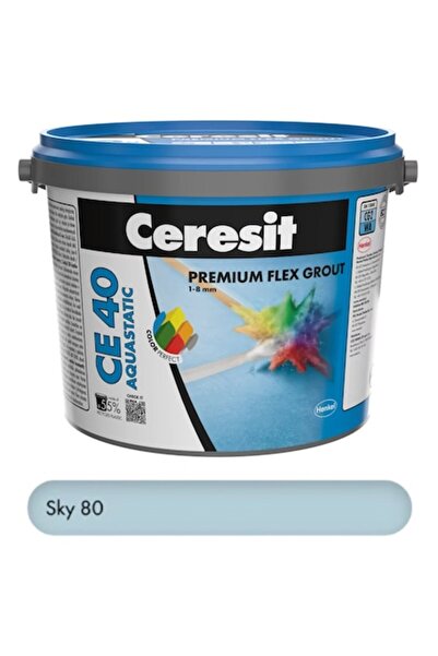 Ceresit Chit de rosturi Premium Sky 2 kg, CE 40 Aquastatic, flexibil, reziste...