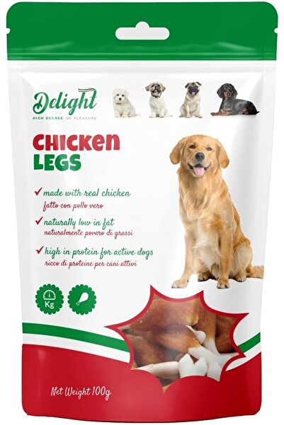 DELIGHT CHICKEN LEG 100G – Long-Lasting Chew for Dental Health