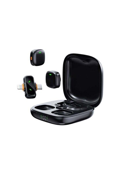 PopZa QY20 Mini Noise-Cancelling Wireless Lavalier Microphone – Compact & Pro...
