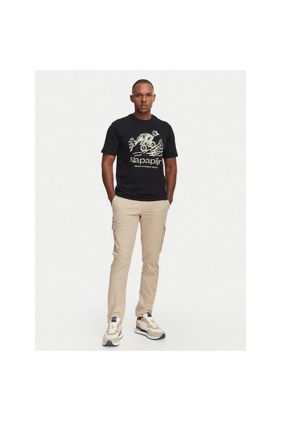 Napapijri Tricou bărbătesc NP0A8B3F9411 Negru