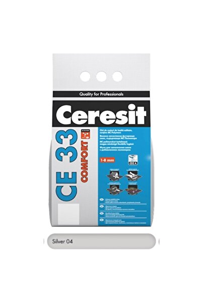 Ceresit Argilă argintie 5 kg premium CE 33 COMFORT, pentru rosturi cu lățimea...