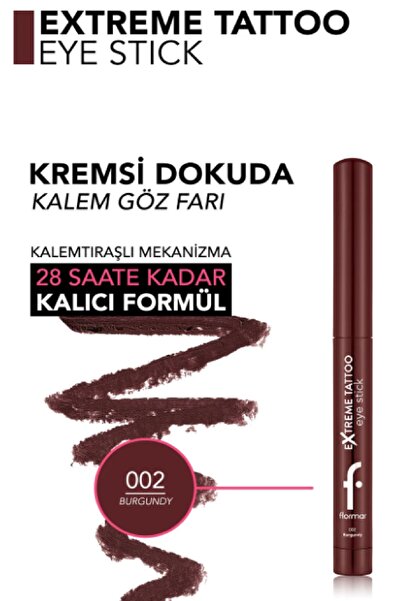 Flormar EXT. TATTOO EYE STICK-002 BURGUNDY