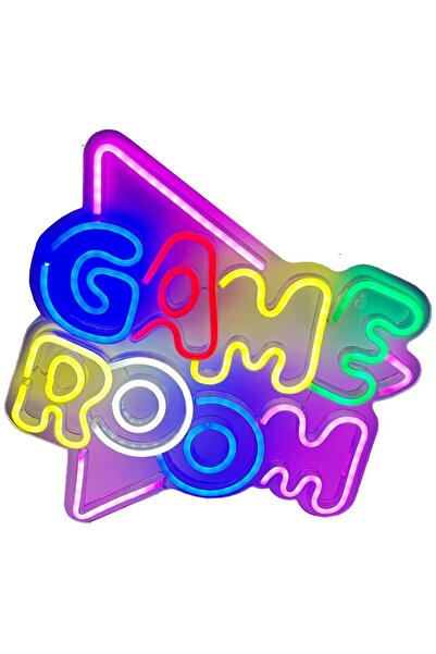 Beline Semn LED Neon pentru camera de jocuri, alimentat prin USB, multicolor,...