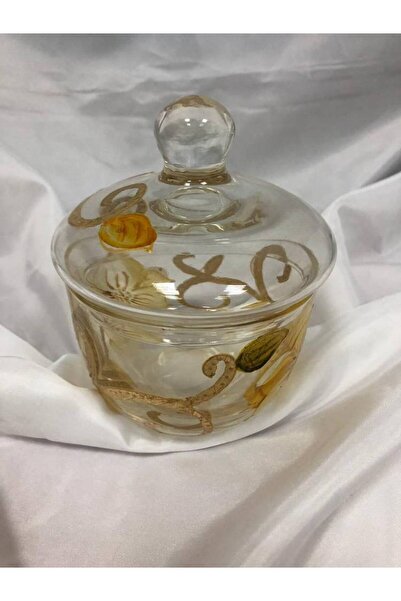 OEMS HAND PAINTED SUGAR BOWL