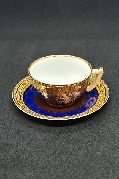 ABBETC Vienna Style Czechoslovak Porcelain Coffee Cup 2 Pieces 50 ml