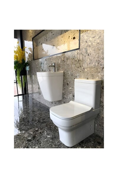 Seramiksan Bold Kanalsız Duvara Sıfır Klozet Takım A091030H