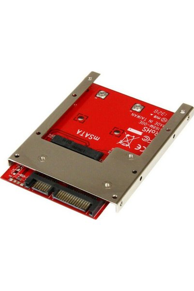startech Προσαρμογέας mSATA SSD σε SATA 2.5 ιντσών Κόκκινος (SAT32MSAT257)