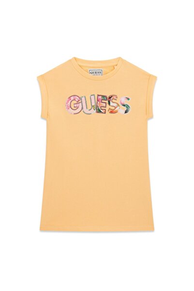 Guess Rochie de zi cu zi pentru fete K6GK10KAE24 Portocaliu